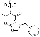 CAS # 1073232-99-1, (4S)-3-[(2S)-2-(Methyl-d<sub>3</sub>)-1-oxobutyl]-4-(phenylmethyl)-2-oxazolidinone