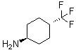 反式-4-(三氟甲基)环己胺分子结构 (CAS 1073266-02-0)