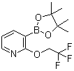 2-(2,2,2-三氟乙氧基)吡啶-3-硼酸频哪醇酯分子结构 (CAS 1073354-46-7)