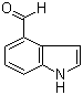 structure of CAS# 1074-86-8, 4-吲哚甲醛