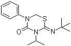 (Z)-2-(叔丁基亚氨基)-3-异丙基-5-苯基-1,3,5-噻二嗪-4-酮分子结构 (CAS 107484-86-6)