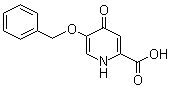 3-苄氧基-4-吡啶酮-6-羧酸分子结构 (CAS 107550-30-1)