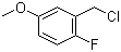 5-甲氧基-2-氟苄氯分子结构 (CAS 1076197-70-0)