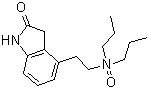 1,3-二氢-4-[2-(氧代二丙基氨基)乙基]-2H-吲哚-2-酮分子结构 (CAS 1076199-41-1)