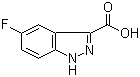 structure of CAS# 1077-96-9, 5-氟吲唑-3-羧酸