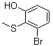 CAS # 107724-66-3, 3-Bromo-2-(methylthio)phenol