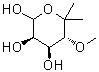 CAS # 107739-83-3, 5,5-Di-C-methyl-4-O-methyl-L-lyxopyranose