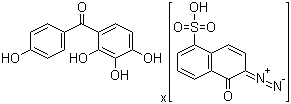 CAS 登录号：107761-81-9, 2,3,4,4'-四羟基二苯甲酮 1,2-二叠氮基萘醌-5-磺酸酯