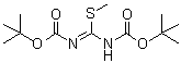 structure of CAS# 107819-90-9, 1,3-二(叔丁氧羰基)-2-甲基-2-异硫脲