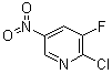 structure of CAS# 1079179-12-6, 2-氯-3-氟-5-硝基吡啶