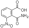3-硝基邻苯二甲酸单酰胺分子结构 (CAS 107990-50-1)