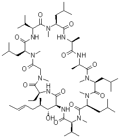 环孢菌素 L分子结构 (CAS 108027-39-0)