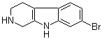 7-溴-2,3,4,9-四氢-1H-吡啶并[3,4-b]吲哚分子结构 (CAS 108061-47-8)