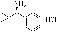 (alphaS)-alpha-叔丁基苯甲胺盐酸盐分子结构 (CAS 108082-57-1)