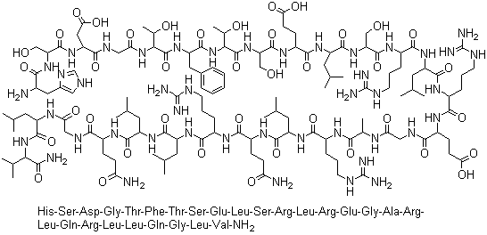 structure of CAS# 108153-74-8, 胰泌素