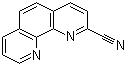 structure of CAS# 1082-19-5, 1,10-菲咯啉-2-甲腈
