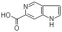 1H-吡咯并[3,2-c]吡啶-6-羧酸分子结构 (CAS 1082040-99-0)