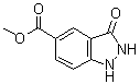 2,3-二氢-3-氧代-1H-吲唑-5-羧酸甲酯分子结构 (CAS 1082041-20-0)