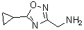 5-环丙基-1,2,4-恶二唑-3-甲胺分子结构 (CAS 1082420-52-7)