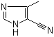4-甲基-5-氰基咪唑分子结构 (CAS 108257-41-6)