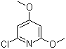 2-氯-4,6-二甲氧基吡啶分子结构 (CAS 108279-89-6)