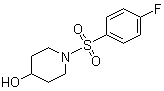 1-[(4-氟苯基)磺酰基]-4-哌啶醇分子结构 (CAS 1082928-80-0)