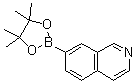 7-(4,4,5,5-Tetramethyl-1,3,2-dioxaborolan-2-yl)isoquinoline molecular structure (CAS 1082947-07-6)