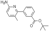structure of CAS# 1083057-14-0, 3-(6-氨基-3-甲基吡啶-2-基)苯甲酸叔丁酯