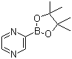 吡嗪-2-硼酸频哪醇酯分子结构 (CAS 1083179-99-0)