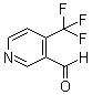 4-(三氟甲基)-3-吡啶甲醛分子结构 (CAS 1083197-78-7)