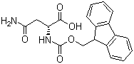 Fmoc-D-天冬酰胺分子结构 (CAS 108321-39-7)