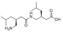 CAS # 1083246-65-4, (3S)-3-({[(3S)-3-(Aminomethyl)-5-methylhexanoyl]amino}methyl)-5-methylhexanoic acid