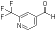 2-三氟甲基吡啶-4-甲醛分子结构 (CAS 108338-20-1)