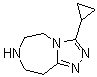 3-环丙基-6,7,8,9-四氢-5H-1,2,4-三唑并[4,3-d][1,4]二氮杂卓分子结构 (CAS 1083401-12-0)