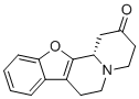 (S)-1,3,4,6,7,12b-六氢-2H-苯并呋喃并[2,3-a]喹嗪-2-酮分子结构 (CAS 108392-57-0)