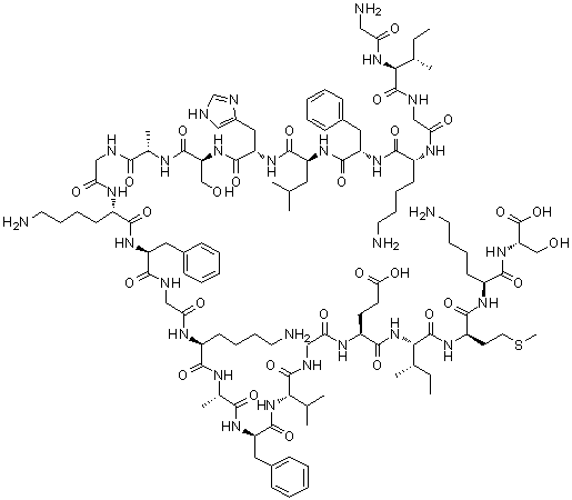 structure of CAS# 108433-99-4, Magainin I