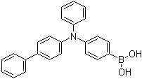 B-[4-(联苯-4-基苯基氨基)苯基]硼酸分子结构 (CAS 1084334-86-0)