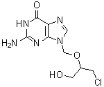CAS # 108436-36-8, 2-Amino-9-[[2-chloro-1-(hydroxymethyl)ethoxy]methyl]-1,9-dihydro-6H-purin-6-one