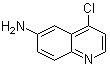 4-氯-6-喹啉胺分子结构 (CAS 1085192-91-1)
