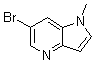6-溴-1-甲基-1H-吡咯并[3,2-b]吡啶分子结构 (CAS 1086064-46-1)