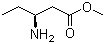 (3S)-3-氨基戊酸甲酯分子结构 (CAS 1086106-57-1)