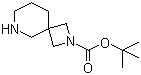 2,6-二氮杂螺[3.5]壬烷-2-羧酸叔丁酯分子结构 (CAS 1086394-57-1)