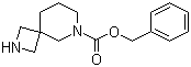 structure of CAS# 1086394-81-1, 2,6-Diazaspiro[3.5]nonane-6-carboxylic acid phenylmethyl ester