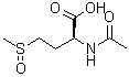 structure of CAS# 108646-71-5, (2S)-2-(乙酰氨基)-4-(甲基亚磺酰基)丁酸