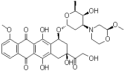 奈莫柔比星分子结构 (CAS 108852-90-0)