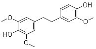 4-[2-(4-羟基-3-甲氧苯基)乙基]-2,6-二甲氧基-苯酚分子结构 (CAS 108853-14-1)