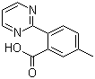 5-甲基-2-(嘧啶-2-基)苯甲酸分子结构 (CAS 1088994-22-2)