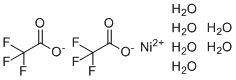 2,2,2-三氟乙酸镍(II)六水合物分子结构 (CAS 1089208-56-9)