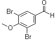 3,5-二溴-4-甲氧基苯甲醛分子结构 (CAS 108940-96-1)