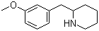 2-(3-甲氧基苄基)哌啶分子结构 (CAS 108958-36-7)